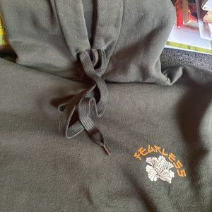 No Boundaries | Tops | Boundaries Xs Fearless Tiger Hoodie Army Green Great  Used Condition | Poshmark